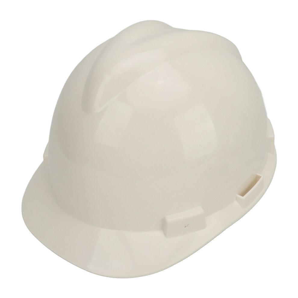 Industrial Hard Hat Abs White Adjustable Safety Helmet 323163308067