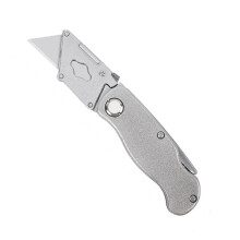 Utility Knife Stainless Steel Retractable Box Cutter Heavy Duty