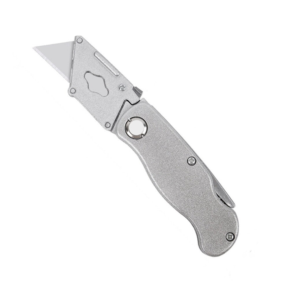 Utility Knife Stainless Steel Retractable Box Cutter Heavy Duty 323163308166