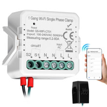 Tuya WiFi 2-Gang 80A Solarzähler App-Steuerung Timer