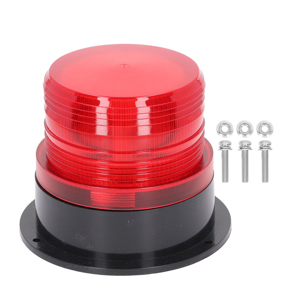 Round Warning Emergency Led Rotating Strobe Beacon 12-60V Red/Light 323163308647