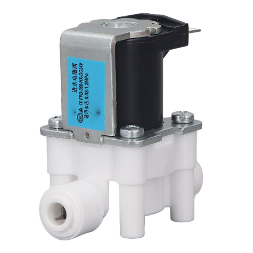 G1/4 Wasser-Einlass Magnetventil Edelstahl DC24V
