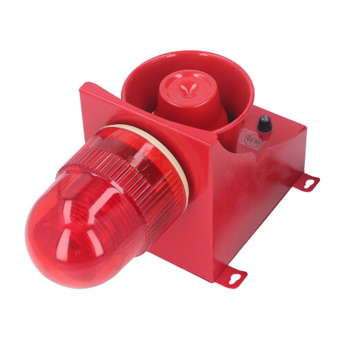 (DC24V) Industriesirene 130dB wasserdicht 40W Blitzlicht 2