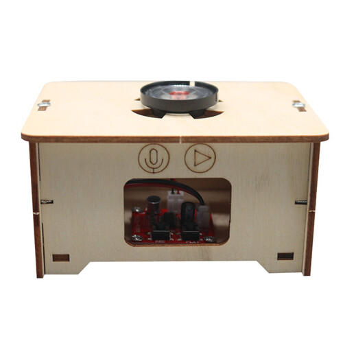 Holz-Schallplatten-Player Puzzle DIY Bildungsphonograph