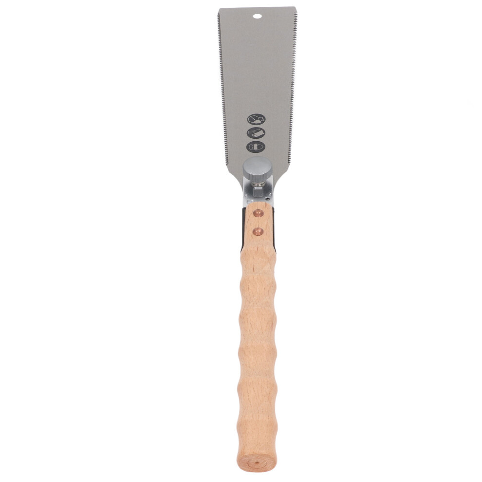 Double Edge Hand Saw Fine Tooth Woodworking Pull Saw 323163309873