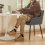 AINPECCA (Grey(Velvet), 2 Dining Chairs) 2 Dining Chairs 7