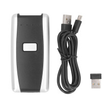 Drahtloser Ring-Barcode-Scanner Bluetooth 2.4GHz CCD Mini