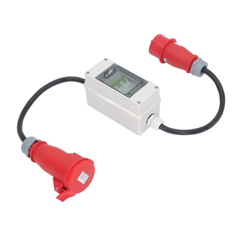 CEE-Stecker 5-polig, 16A/400V, mit 3P-Sicherung 1