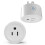 2x Mini Smart Plug 2,4G WiFi 16A 3520W AC110-240V 2