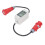 CEE-Stecker 5-polig, 16A/400V, mit 3P-Sicherung 4