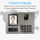 Biometric Attendance Machine 2.8in TFT Dual Camera Fast ID 8 Languages 5