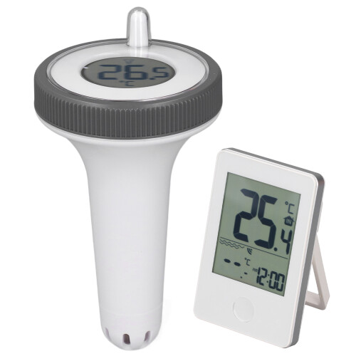 Drahtloser LCD-Poolthermometer 0,1C genau wasserdicht 2