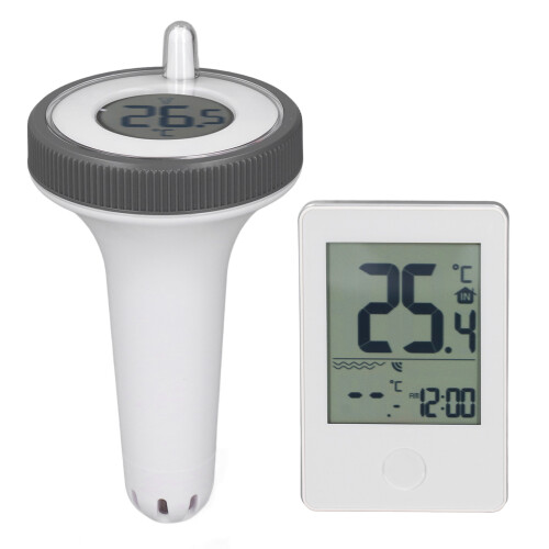 Drahtloser LCD-Poolthermometer 0,1C genau wasserdicht 1