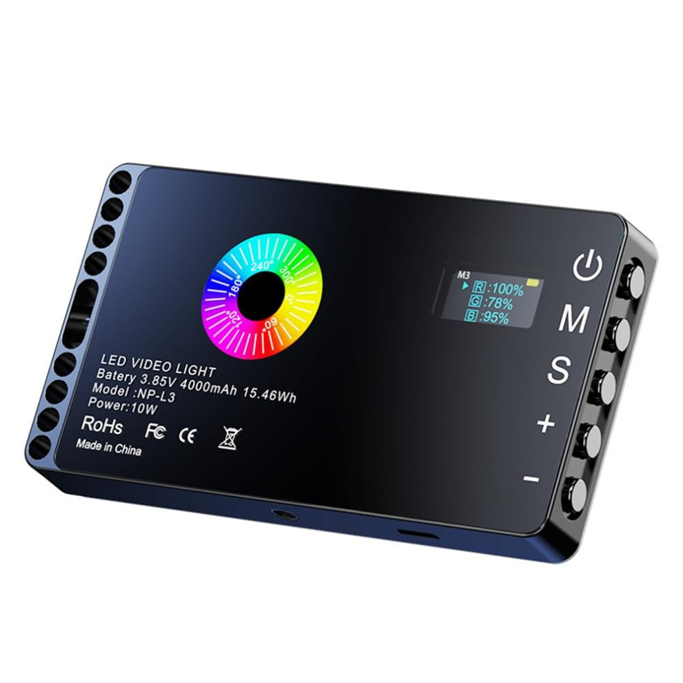 Spot Rgb Video 3000-6500K Portable Led Camera With 4000Mah Rechargeable Battery For Vlog Selfie Light 9393856480500