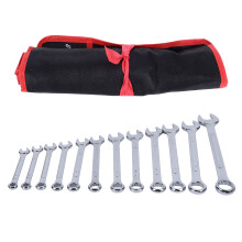 12-tlg. Kombinationsschlüssel-Set, 8-22mm, Stahl, für KFZ-Reparatur