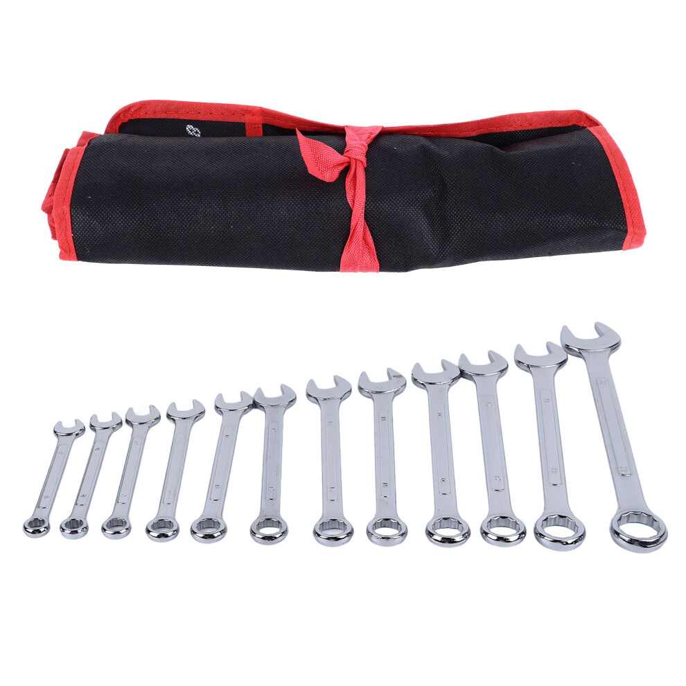 12Pcs Combination Wrench Set Box End 8-22Mm Steel Auto Repair 323163310756
