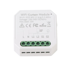 Intelligenter Vorhangcontroller 10A WiFi Tuya Sprachsteuerung