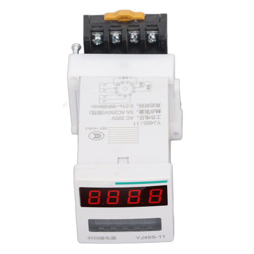 (AC220V) Digitales Zeitrelais 0.01S-99h AC220V programmierbar 2