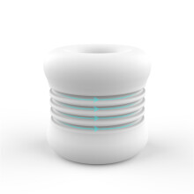 Penis Trainer Portable Masturbation Cup 3D Textured Pocket Pussy White Male Masturbation Device