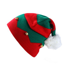 Elfen-Weihnachtsmütze, Weihnachtsmütze mit Bommel, kleinen