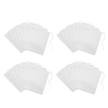 200St Für Tee, Einweg, Lose Blatt (Weiß)