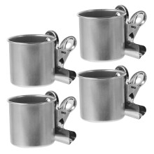4Stk. Futter Wasserschalen Kleinvögel Sittiche Mit Klemme