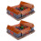 Raindrops 3D Modell Papierschachtel Multi 2 9