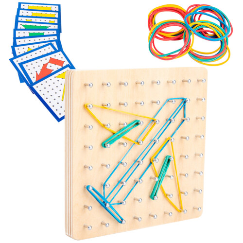 1 Set Geobord Kinderen Creativiteit Educatief Leerhulpmiddel