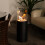 Ethanol Fireplace 81 cm Large Fire Bowl Pot 10