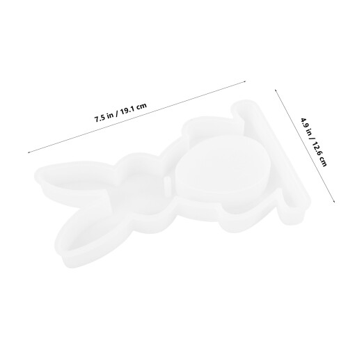 1 Set Silikonform Für Harzkunst, Eiförmiges Ornament 1