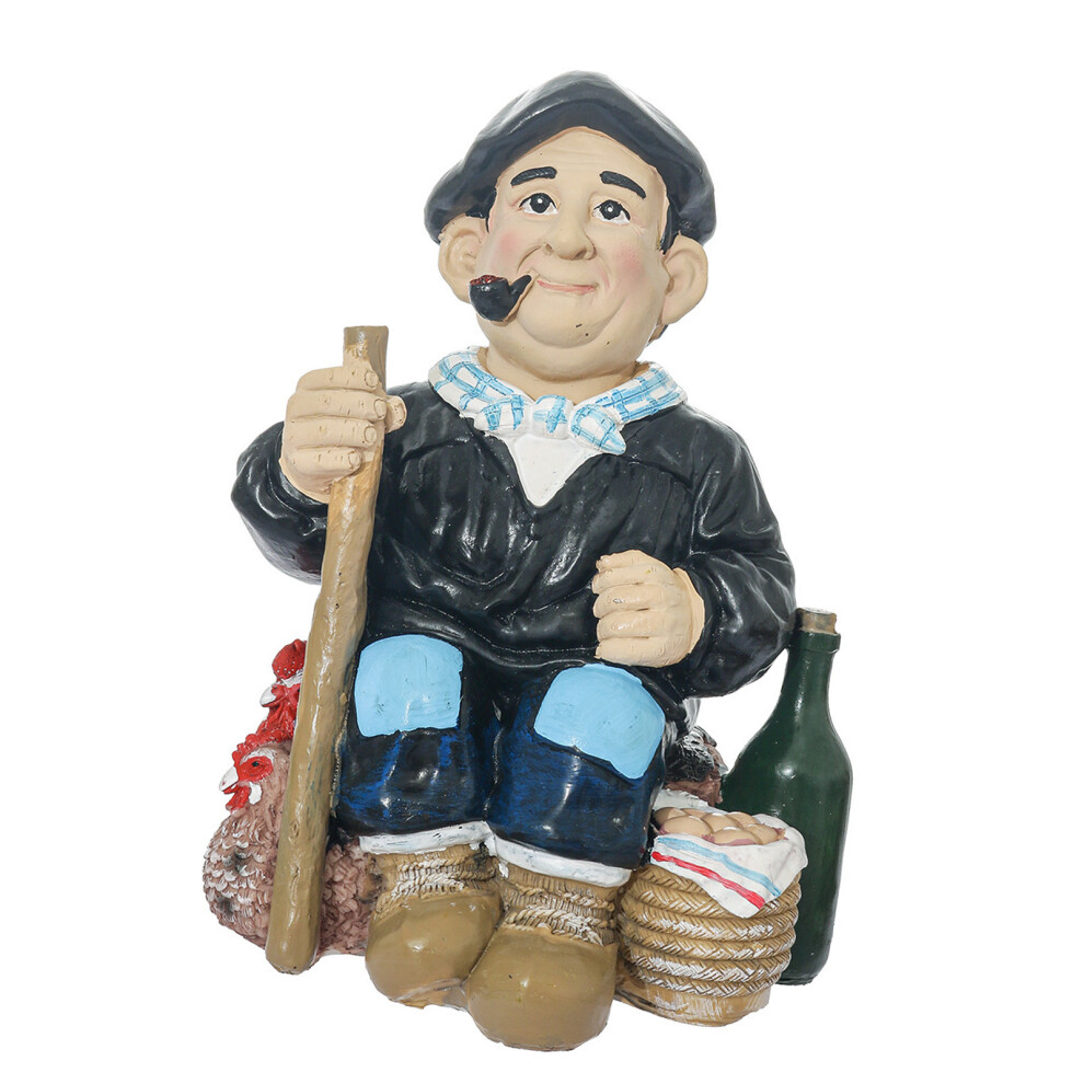 Lightweighted Resin Rabbit Snowman Statue For Yard-Style A-image-OPC-PMBYD9B-NEW