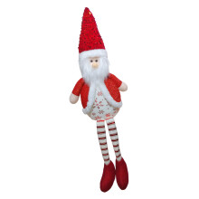 Plush Doll Christmas Decoration Sitting Santa Reindeer-A