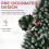 6ft Artificial Christmas Tree with 756 Snow Effect Tips 3
