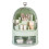 Living And Home Freestanding Large Rotating Makeup Organizer, Green 3