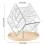 60 Degree Rotating Makeup Organizers Stylish Rotating-Clear 7