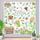 9 Sheets Spring Themed PVC Window Sticker Tulips Butterfly 4