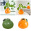 Ceramic Vases Orange Shaped Flower Vases Modern-green 3