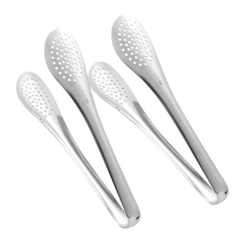 2Stk Bbq Grillzangen Aus , Hitzeschutz Mit Sicherem Griff