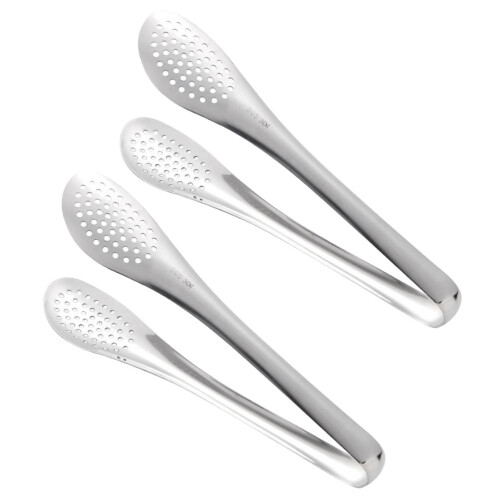 2Stk Bbq Grillzangen Aus , Hitzeschutz Mit Sicherem Griff 2