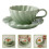 1 Set Keramikbecher Mit Unterteller Kaffeebecher Mit 10