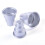 3Stk Runde Kuchenform Für Cupcake Pudding Backen (Silber, ) 10