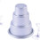 3Stk Runde Kuchenform Für Cupcake Pudding Backen (Silber, ) 9