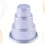 3Stk Runde Kuchenform Für Cupcake Pudding Backen (Silber, ) 2