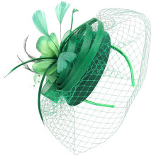 Tea Party Fascinator Hut Kopfschmuck Haarreif Clip Federbusch