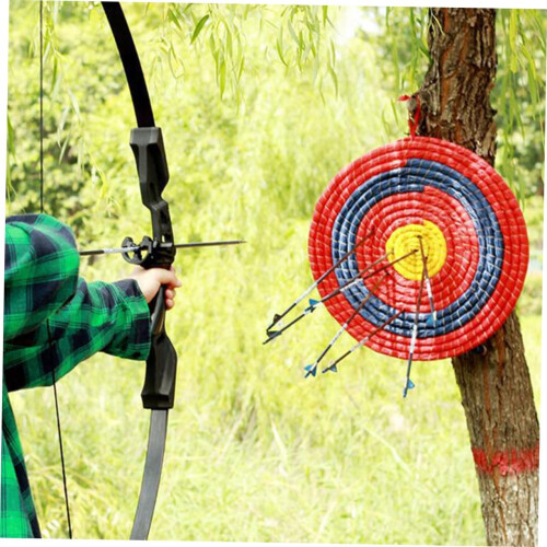 1Pc Portable Straw Braid Target Outdoor Practice Accessory For Sports Durable Lightweight Skill Development 1