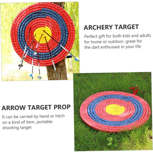 1Pc Portable Straw Braid Target Outdoor Practice Accessory For Sports Durable Lightweight Skill Development 2