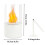 Fire Bowl Bio Ethanol Fireplace Fire Pit White 3