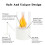 Fire Bowl Bio Ethanol Fireplace Fire Pit White 4