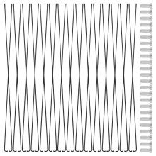 36 14G J-Bend Stahl Speichen Mit Nippeln Für Mountainbike 287 Mm