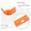 Orange Smart Watch Protective Shell Easy Install Watch Cover 11